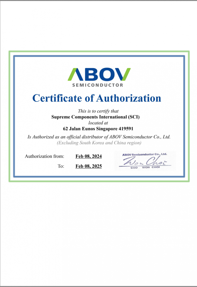 Authorization Letter of ABOV